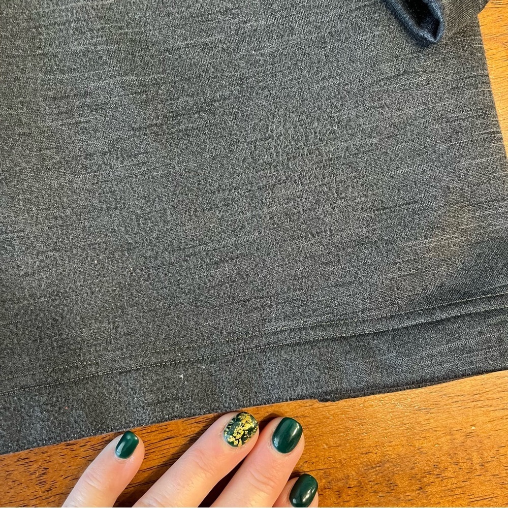 The North Face schenley full zip fleece mens Charcoal Jacket size medium - Picture 9 of 9